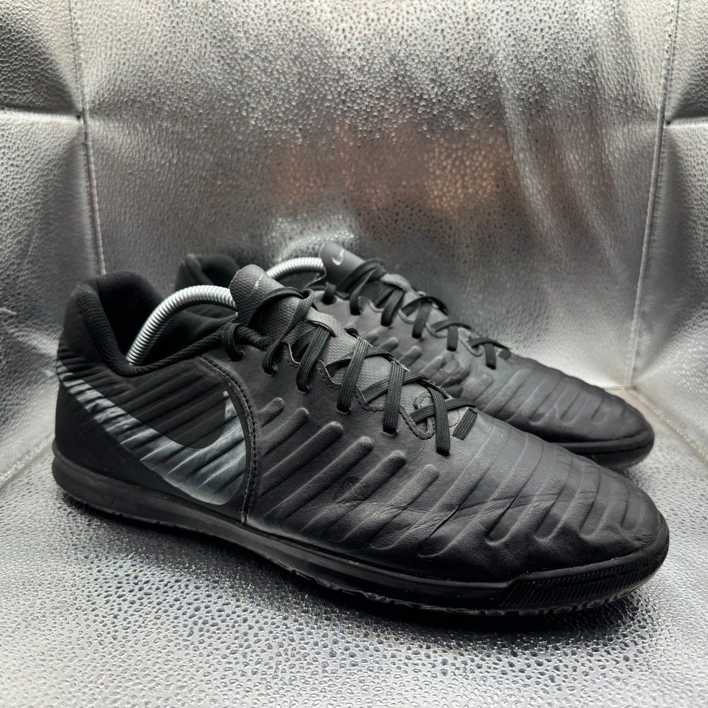 Size 11 Nike Tiempo Legend X VII Academy IC Mens Black Soccer Shoes AH7245-001